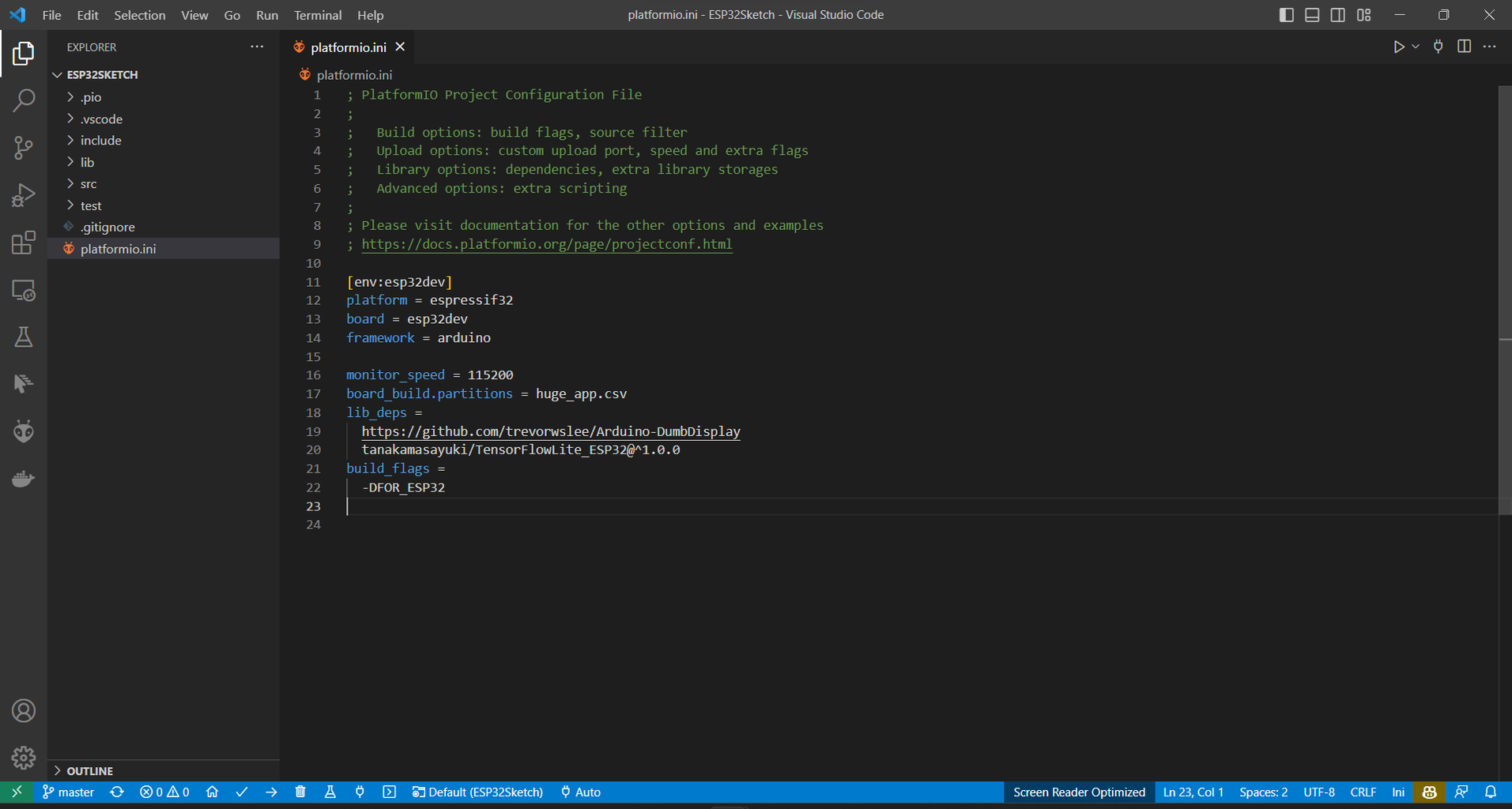 A Way to Run Arduino Sketch With VSCode PlatformIO Directly : 6 Steps ...