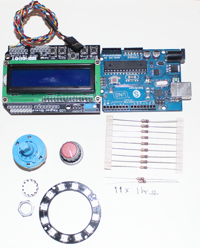 Arduino Rotary Switch One Analogue Input