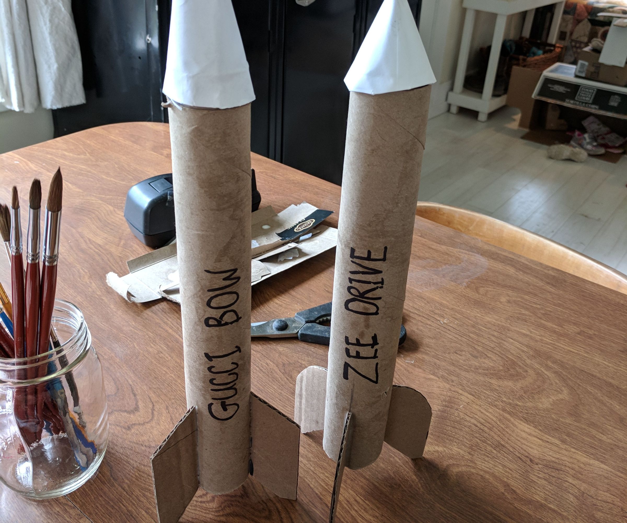Paper Towel Tube Rocket (PTTR)