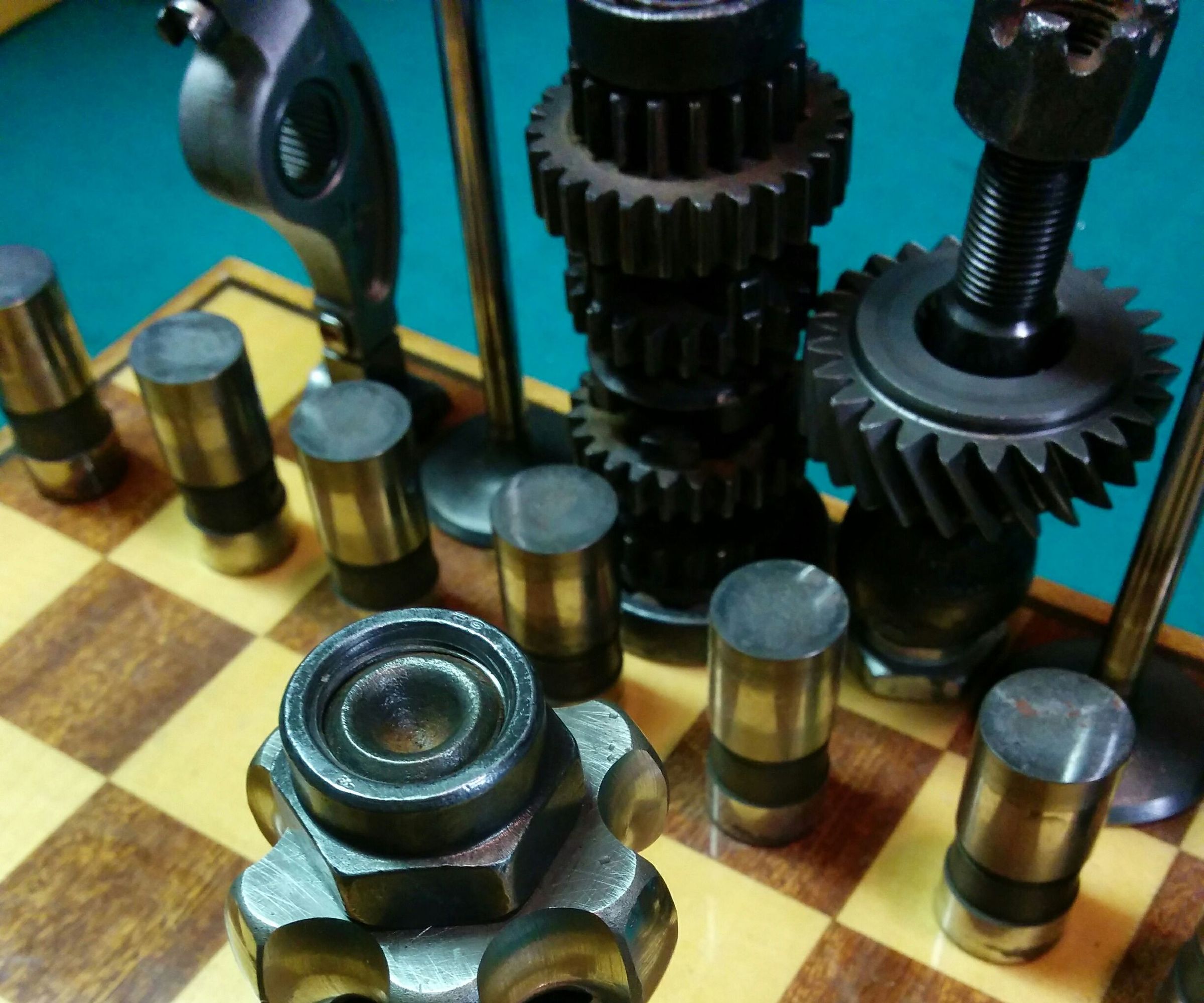 Automotive Chess Set: CV Joint Castles