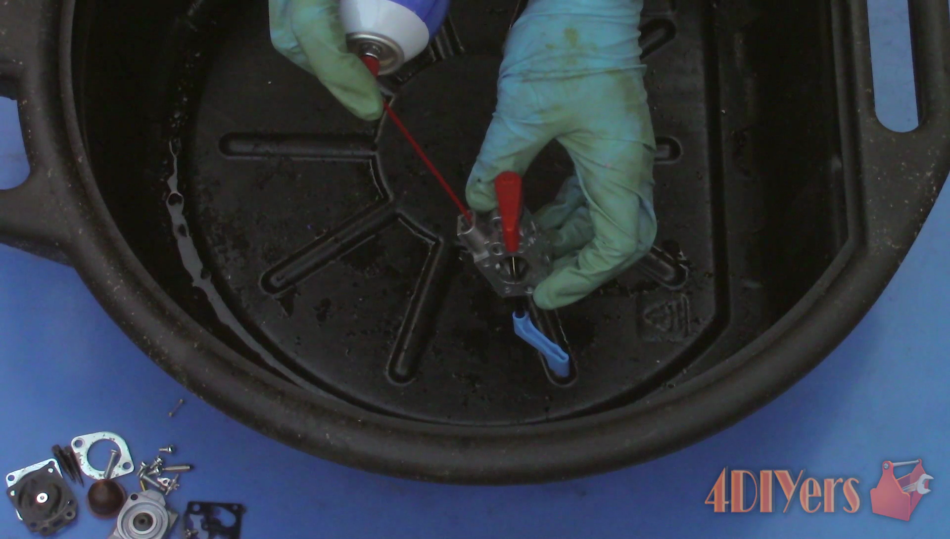How to Clean a 2 Stroke Carburetor on a Leaf Blower 4 Steps (with
