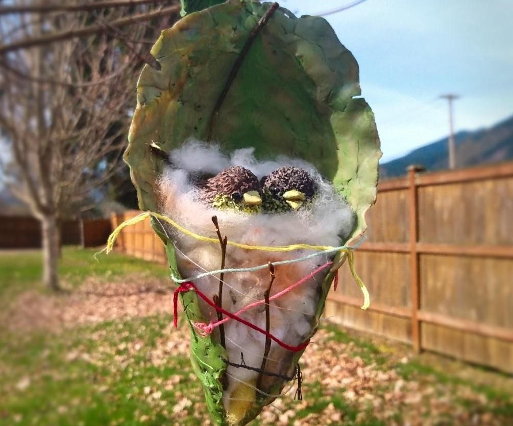 DIY Hanging Tailor Bird's Nest 