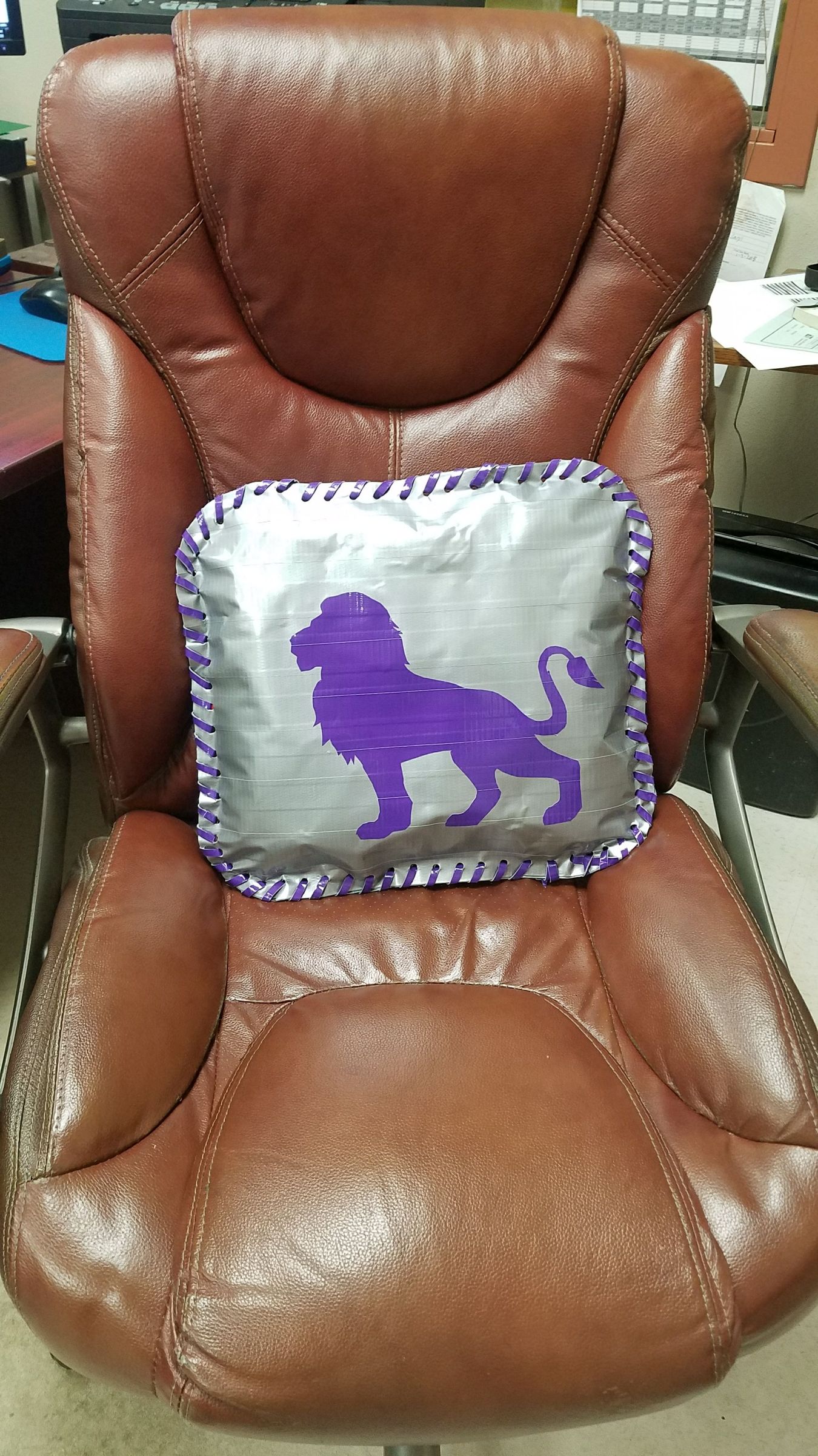 Duct Tape Throw Pillow 