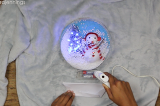 Snow globe sweater diy on sale