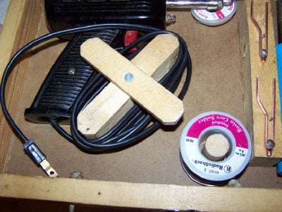 Storing the Cord and a Spool of Solder