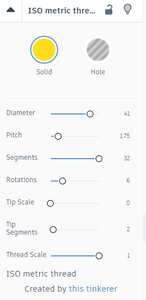 Creating the Male Thread in One of the Halves
