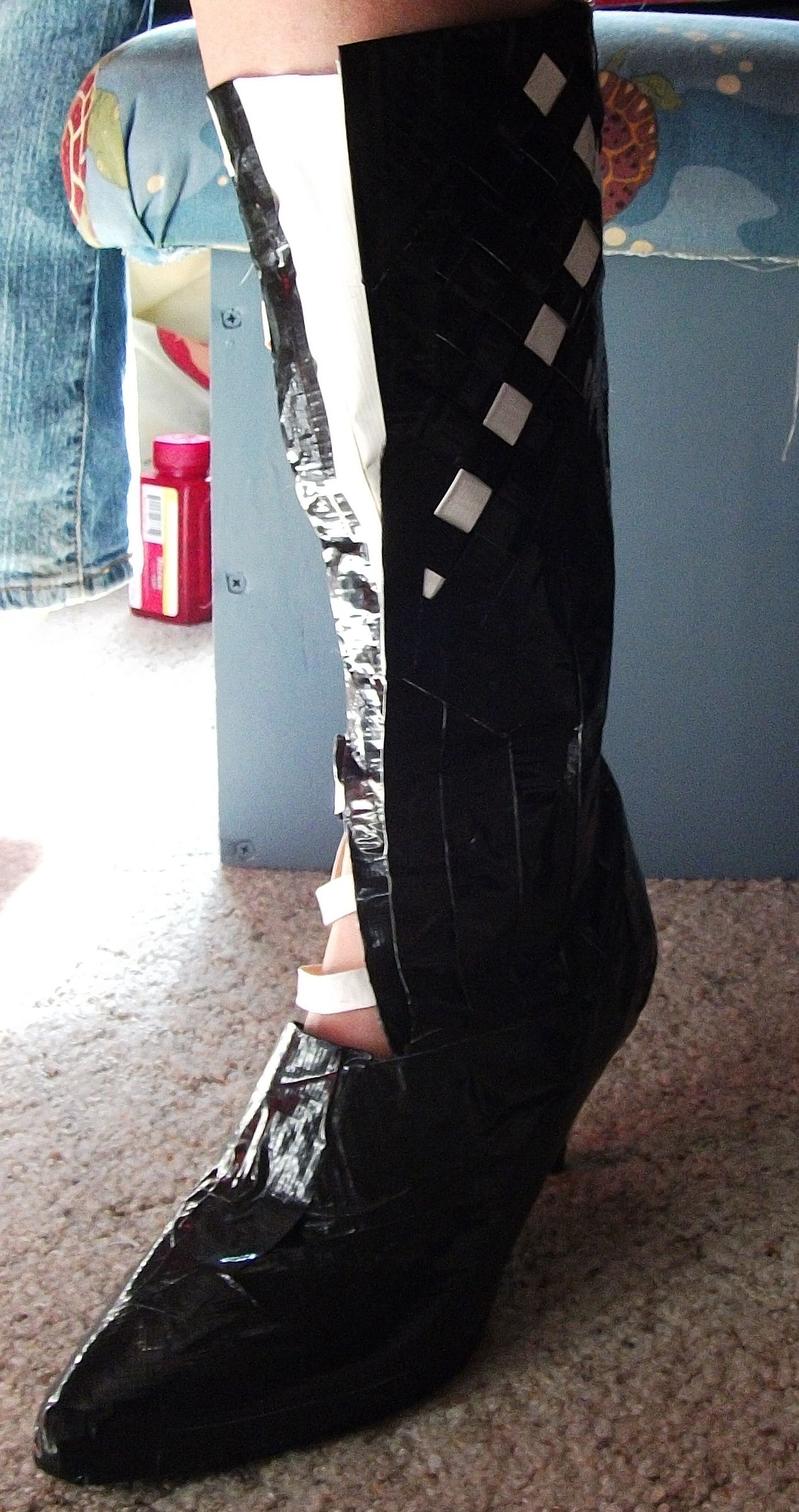 Stylish Duct Tape Boot! 9 Steps Instructables