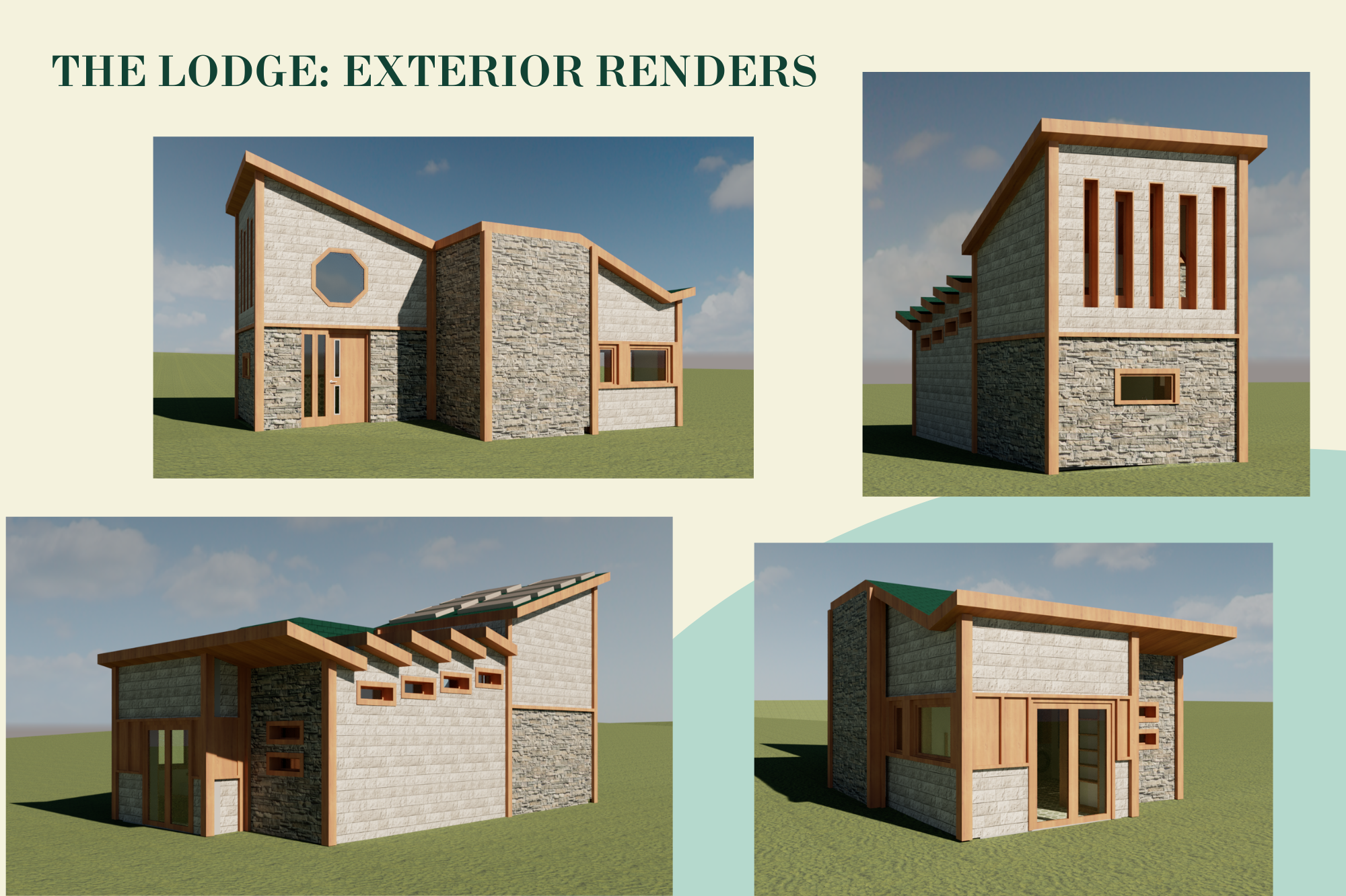 Revit Log Home Entryway Upstate New York Cabins | Pet Fr Upstate Cabin