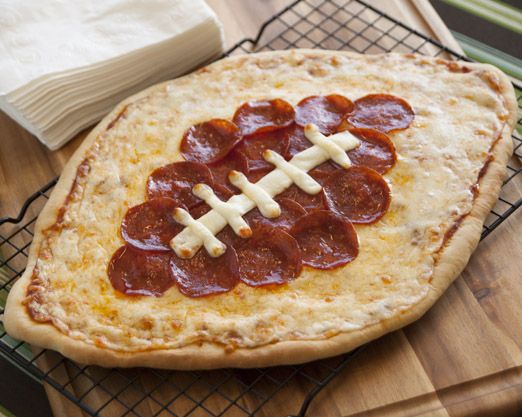 Football Pepperoni Pizza