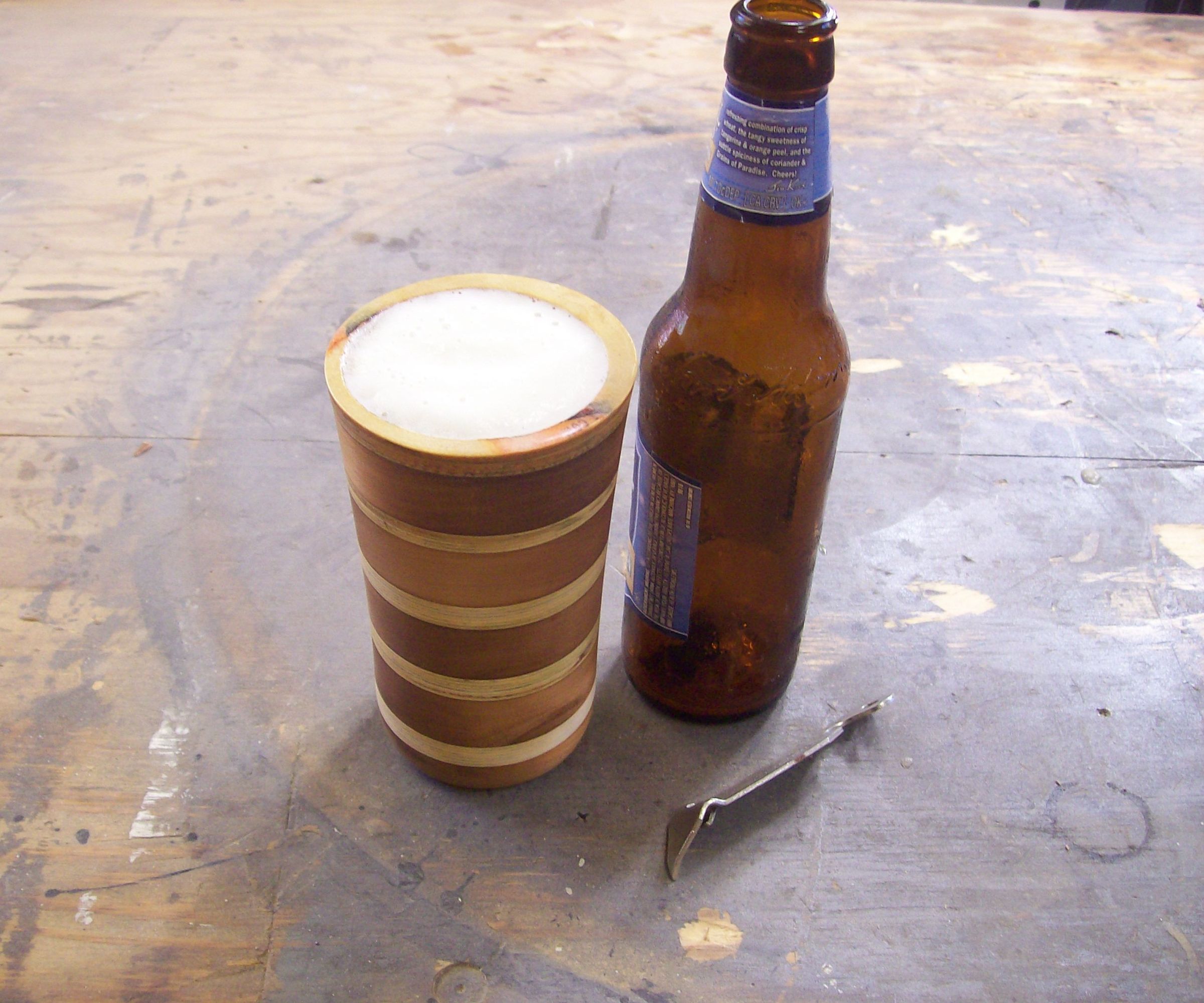 What If You Made a Beer Mug From Recycled Coasters