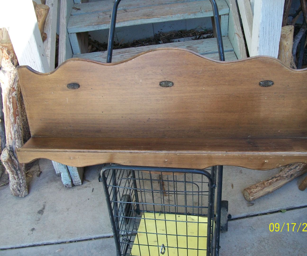 Shop Trash to Treasure Woodworking Tool Shelf