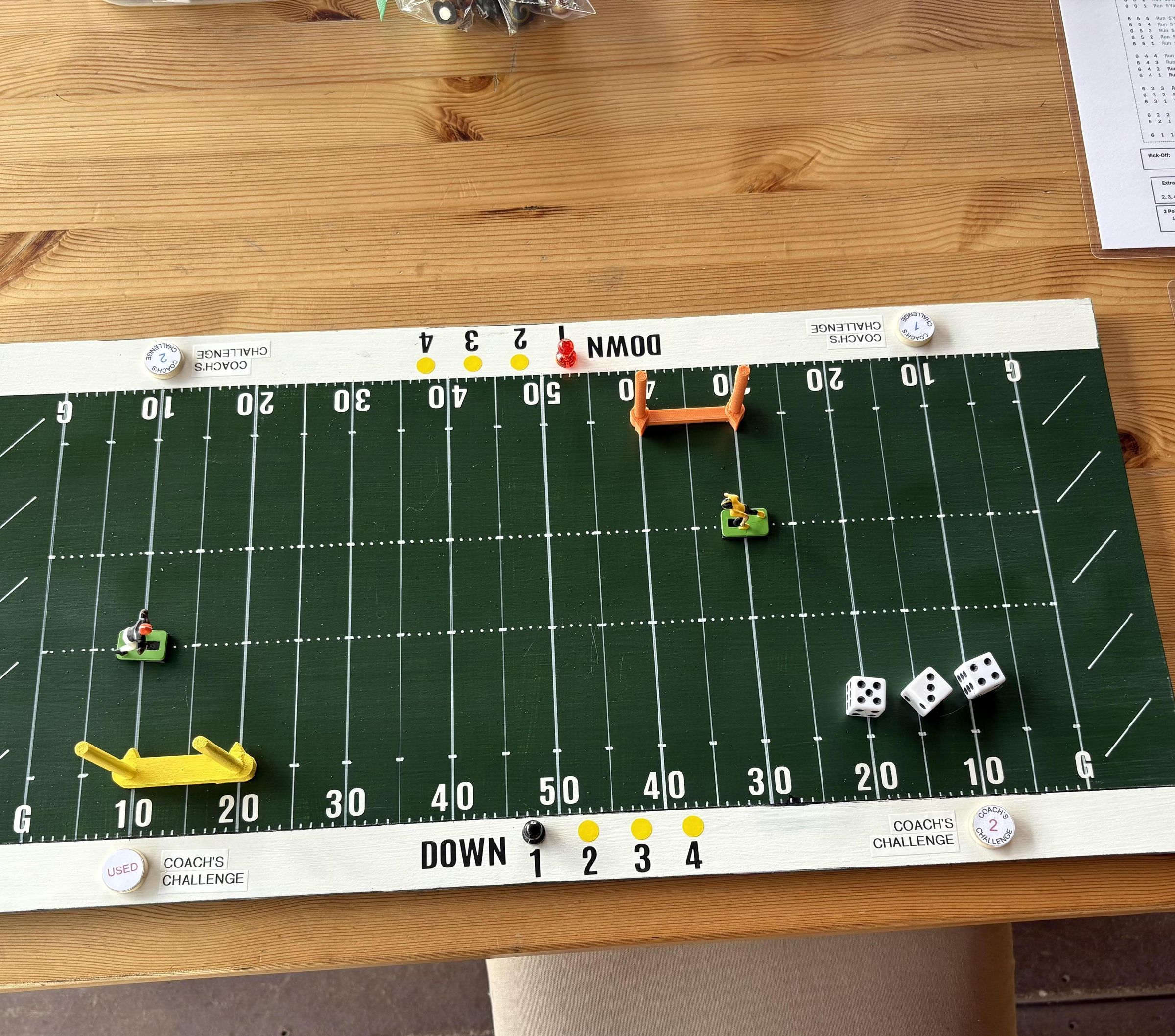 Dice Football Game