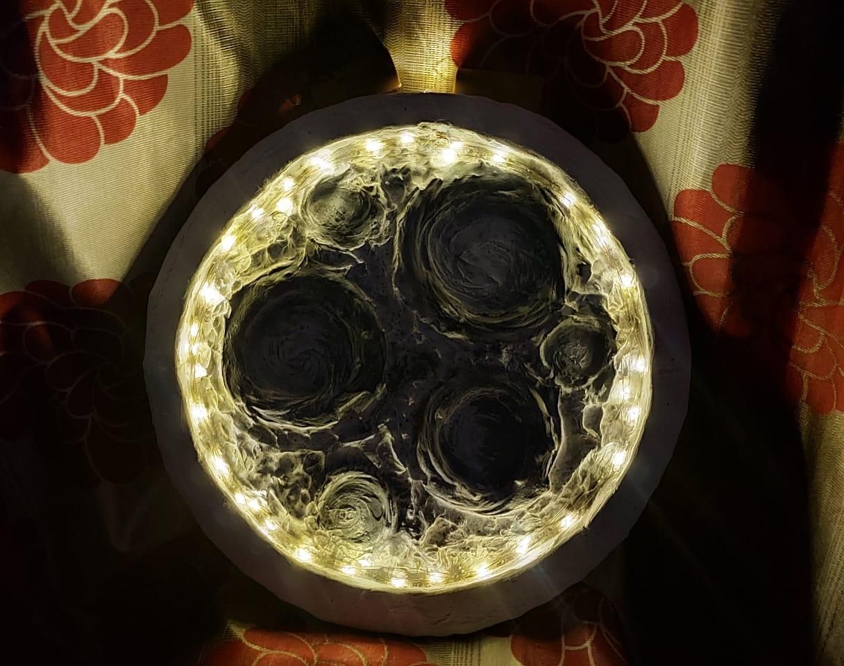 DIY Glowing Moon Lamp 🌙✨