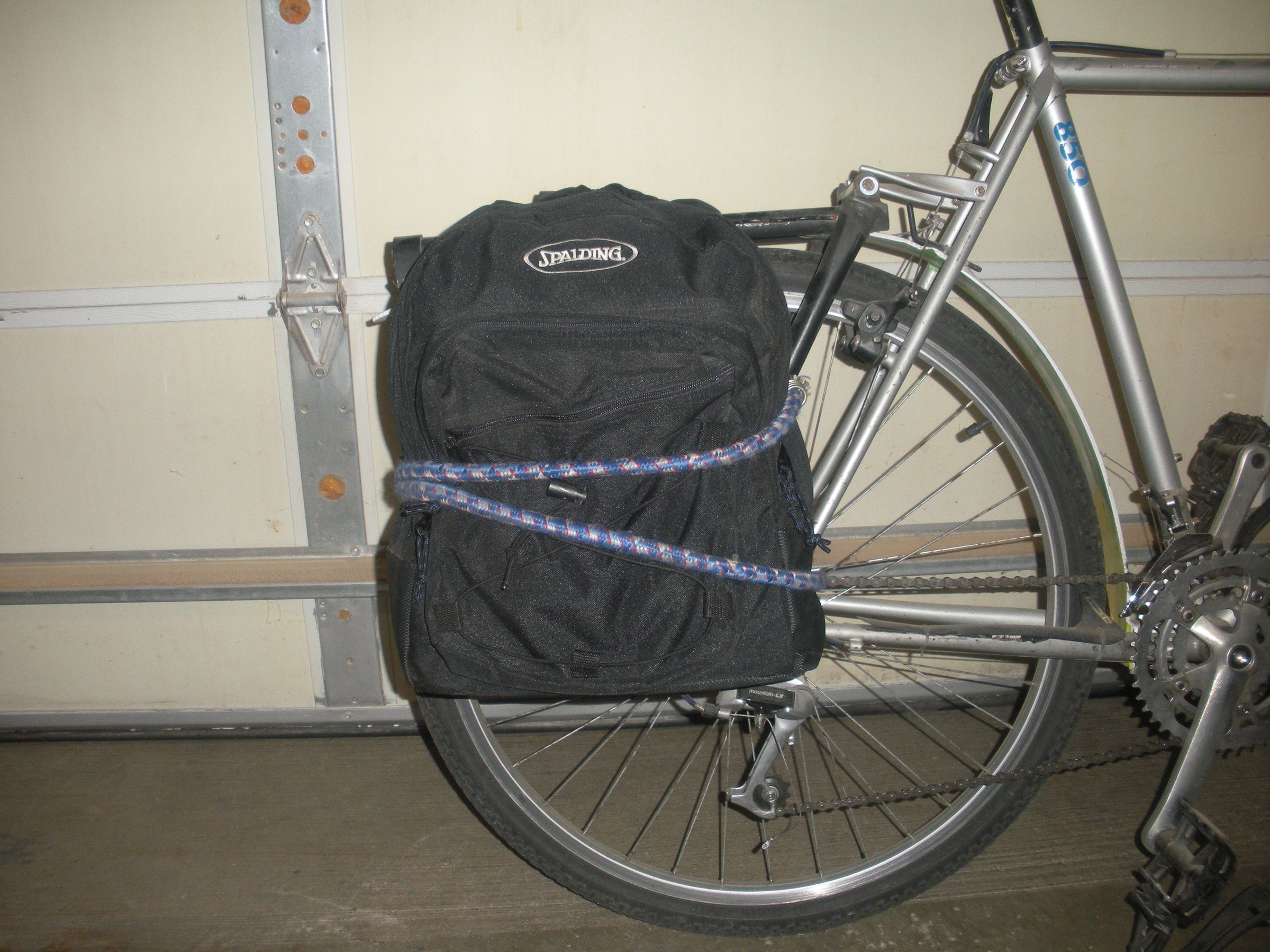 NoWeld Rear Bike Rack and Pannier System Example (with Pictures