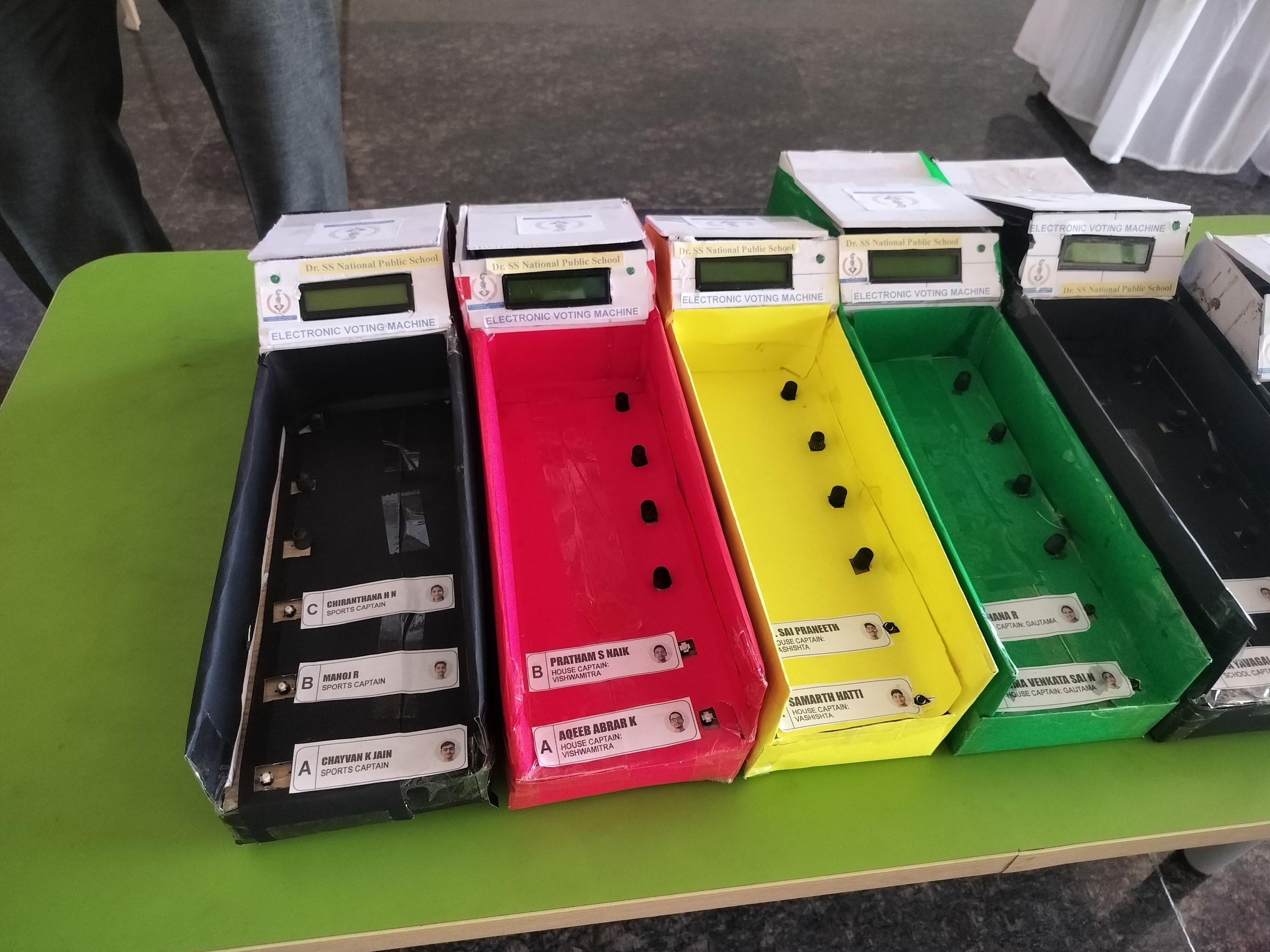 Evm Machine Setup Using Arduino Electronic Voting Machine (EVM) Using Arduino Nano : 3 Steps ...
