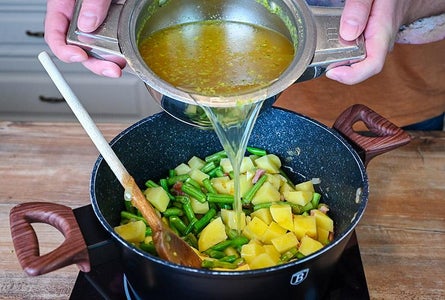 Add the Liquids and Seasonings