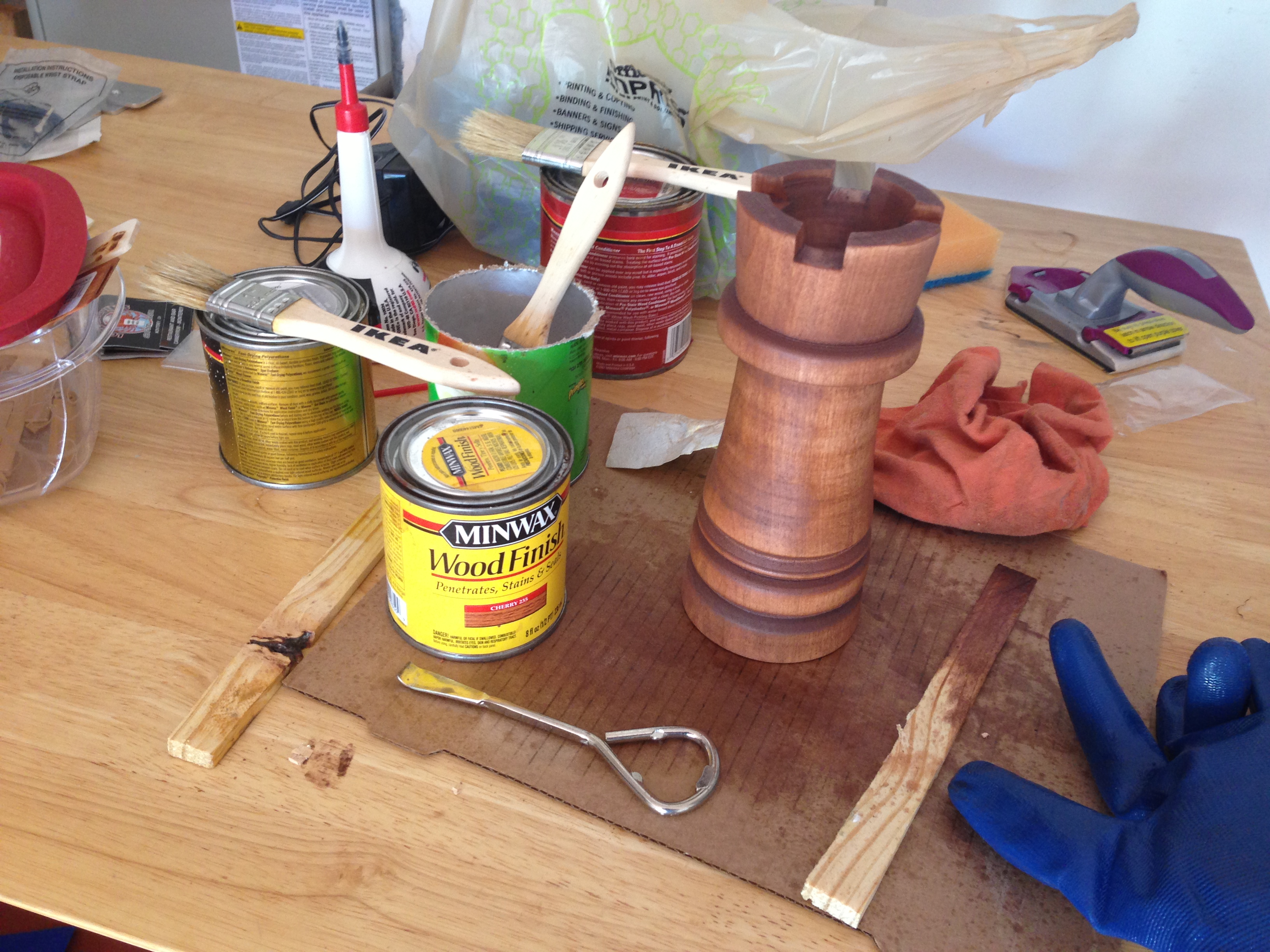 Wooden Chess Rook Piece for the Coffee Table : 9 Steps (with Pictures ...