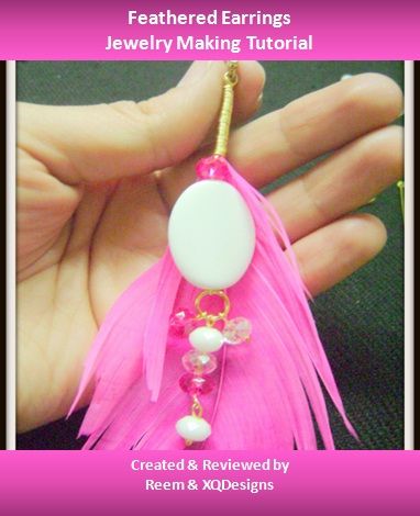 Feathered Earrings Jewelry Making Tutorial