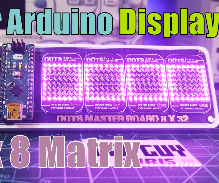 Arduino Display Matrix (32 X 8 DOTS)