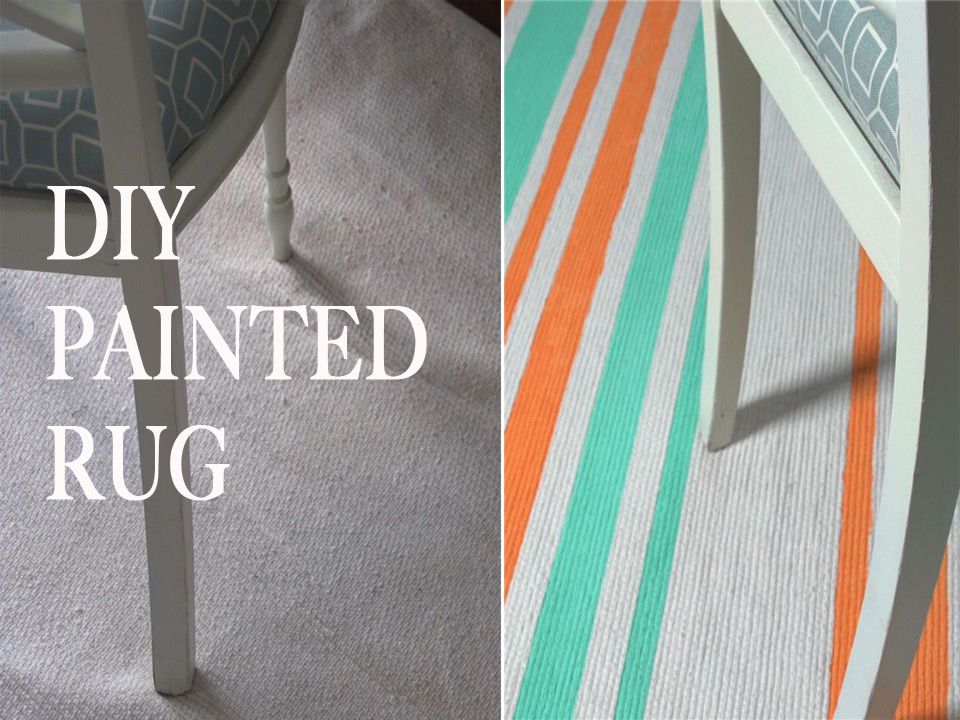 DIY: Painted Rug