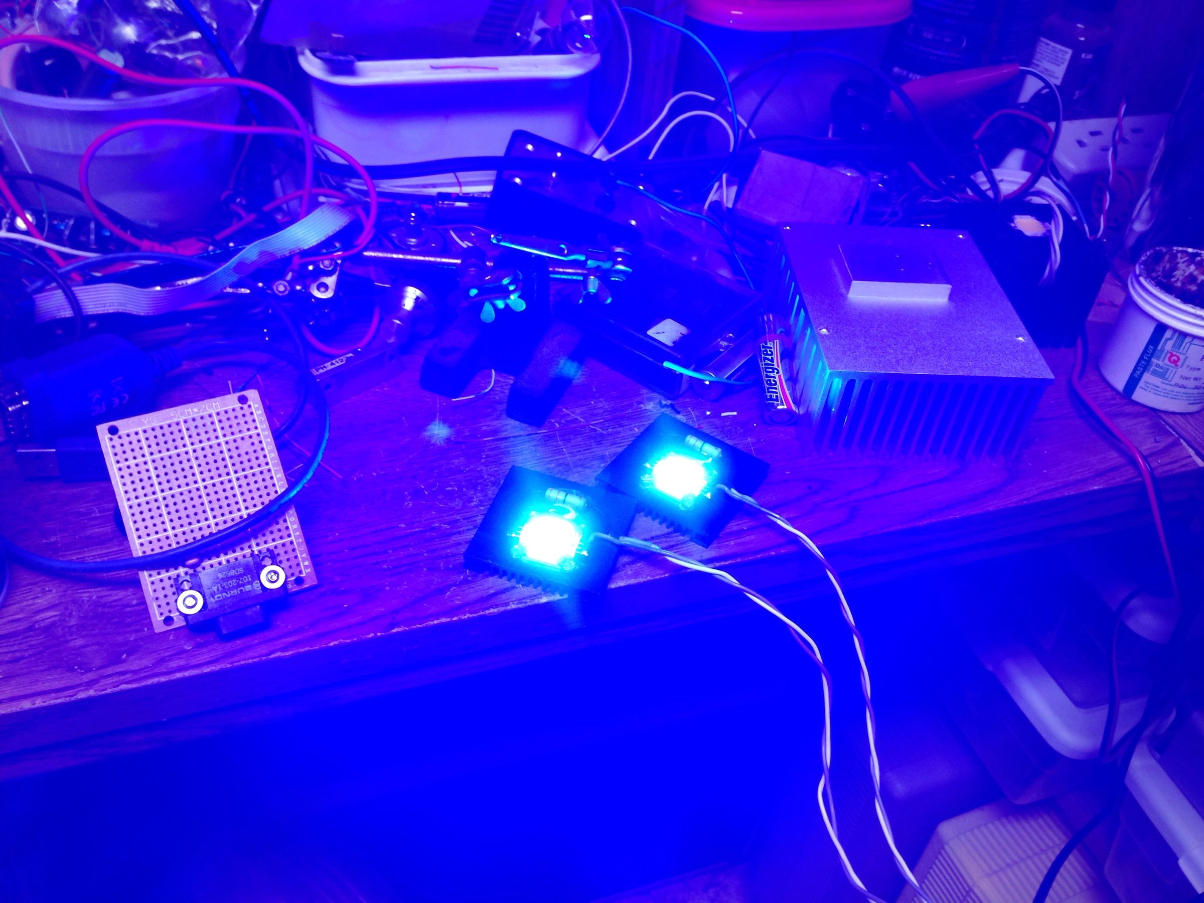 Blue Auto Interior Courtesy Lights