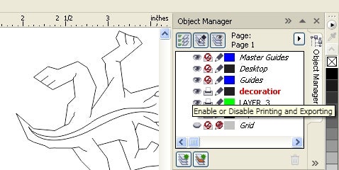 Differentiate Between Edge (cuts) and Interior (decoration)
