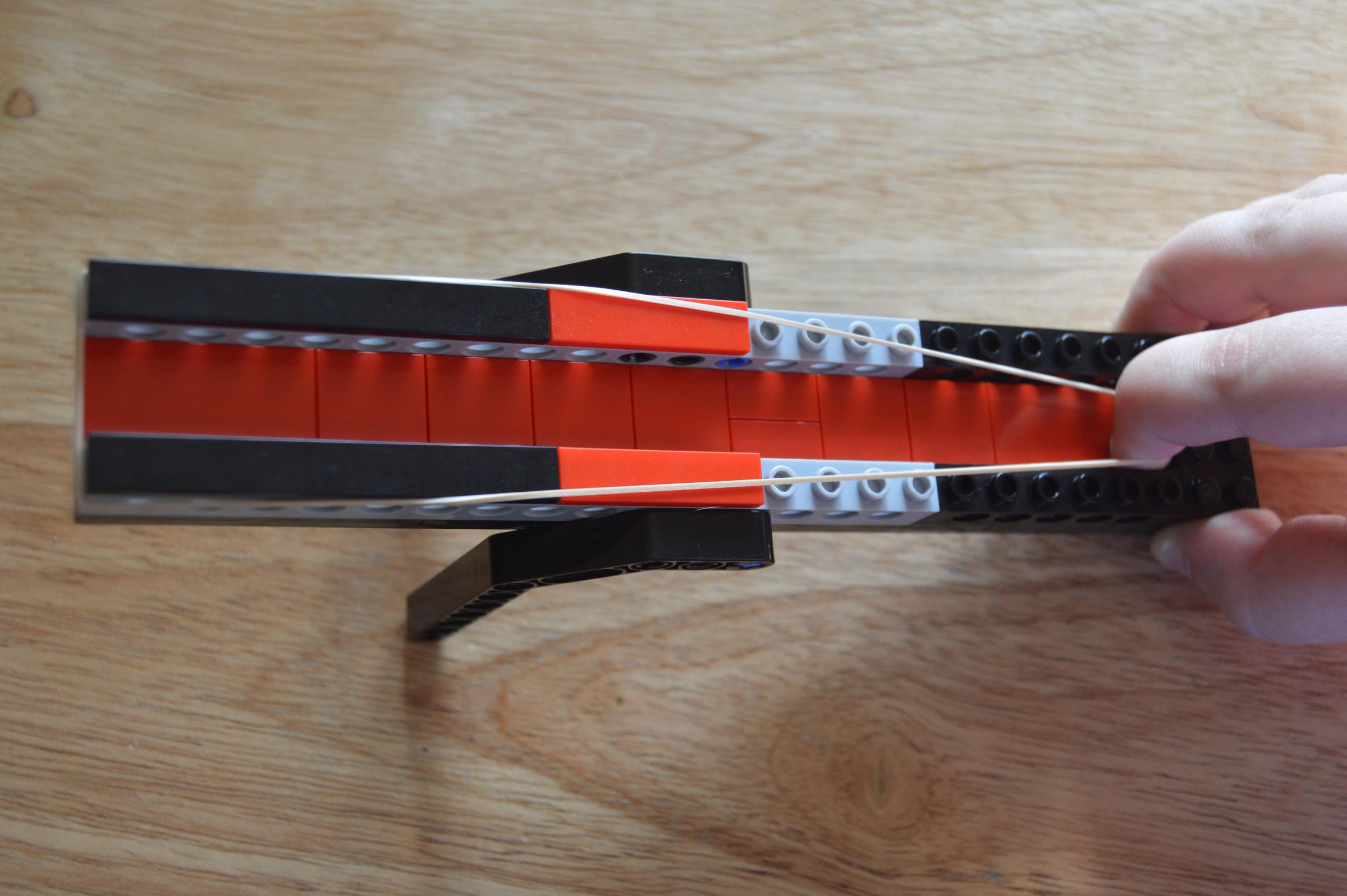 How to Make a LEGO Rubber Band Launcher: in 7 Easy Steps : 7 Steps ...