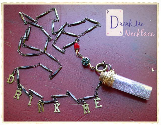 Drink Me Necklace
