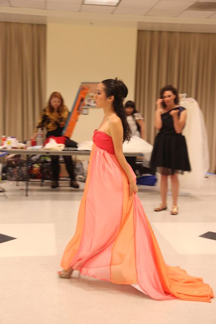 Gown inspired by Hanbok Dress and Coral Reefs