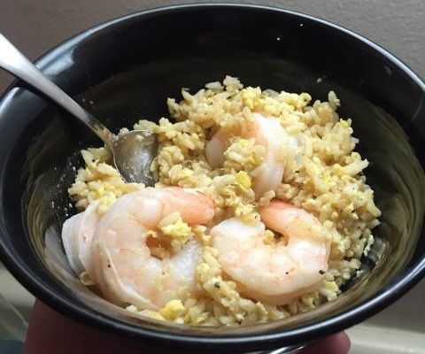 One Pot Shrimp and Fried Rice in 20 Minutes