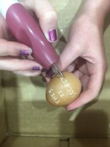 Lettering on the Egg