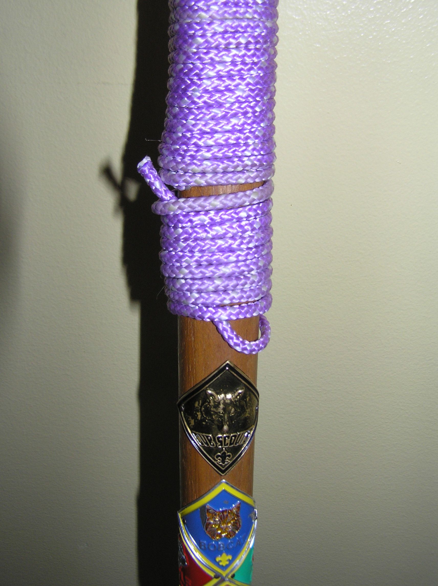 Rope Handgrip for Hiking Stick : 7 Steps - Instructables