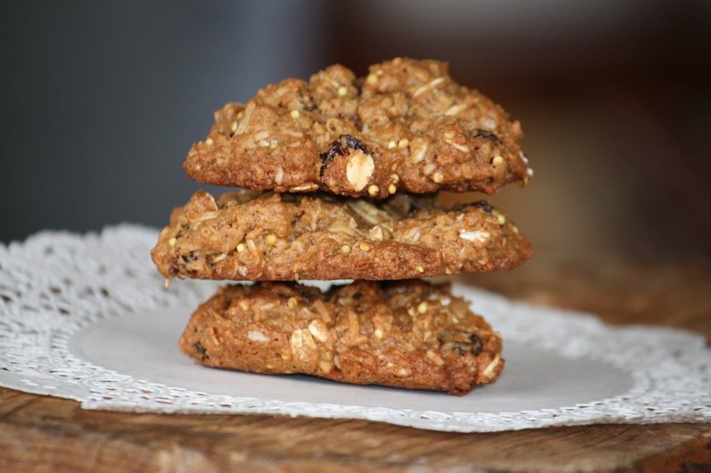 Trail Mix Oatmeal Cookies