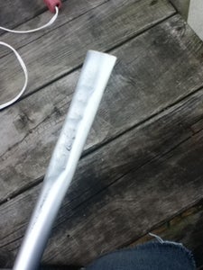 Flatten the Metal Stick Using Hammer