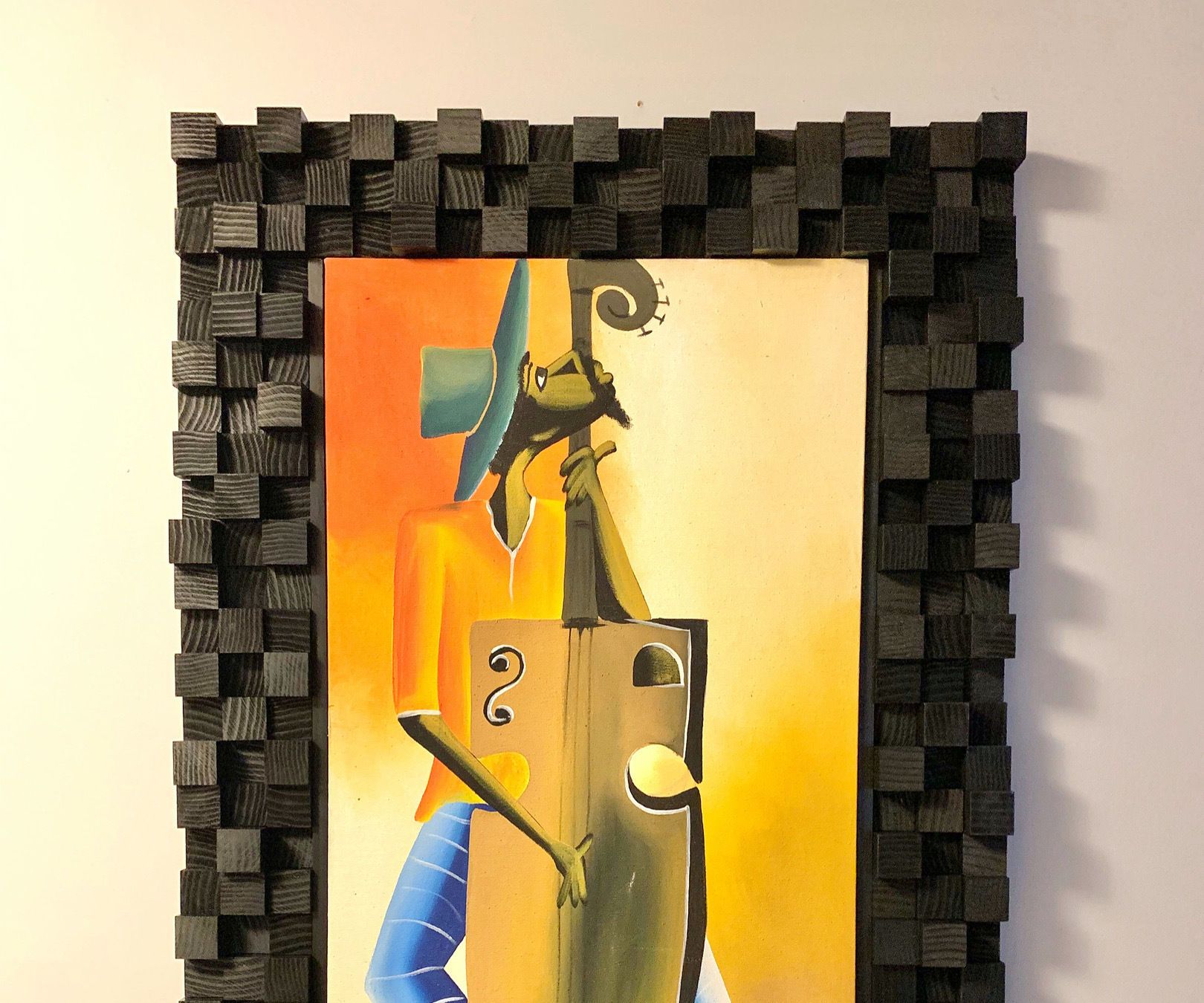 Coolest Way to Frame Canvas Art: the Soundboard Frame!