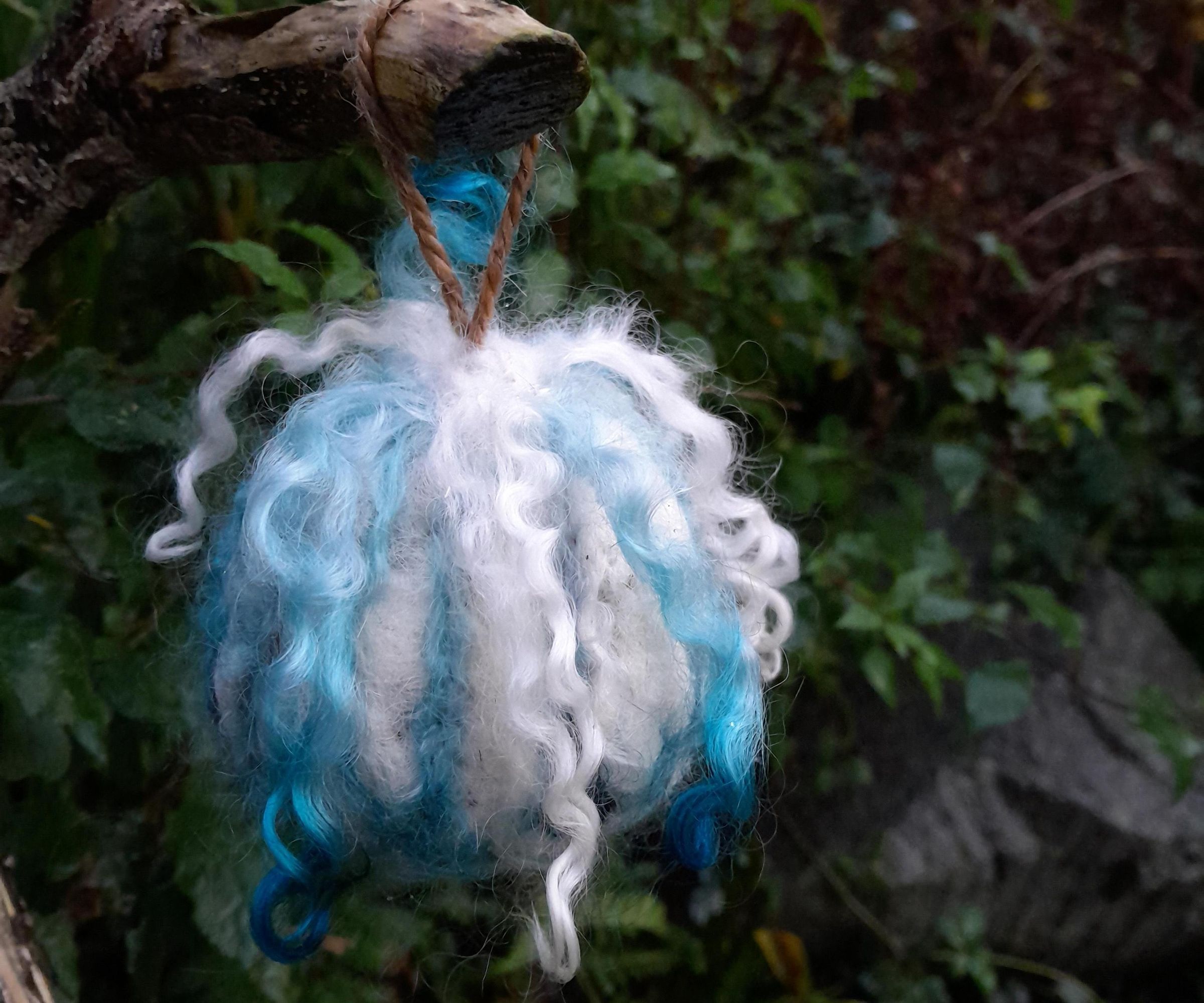 Needle Felted Christmas Bauble, Hanging Decoration