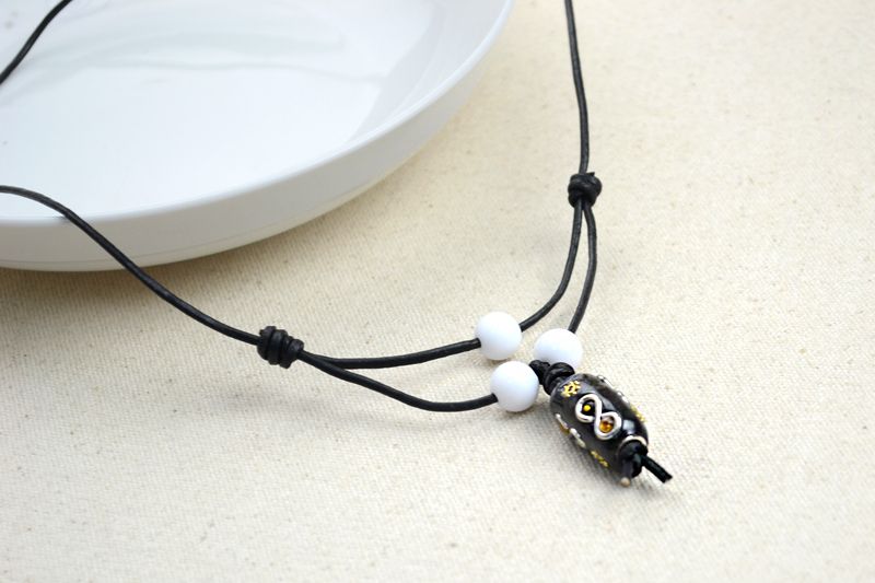 Handmade Jewellery-plain Leather Necklaces for Men