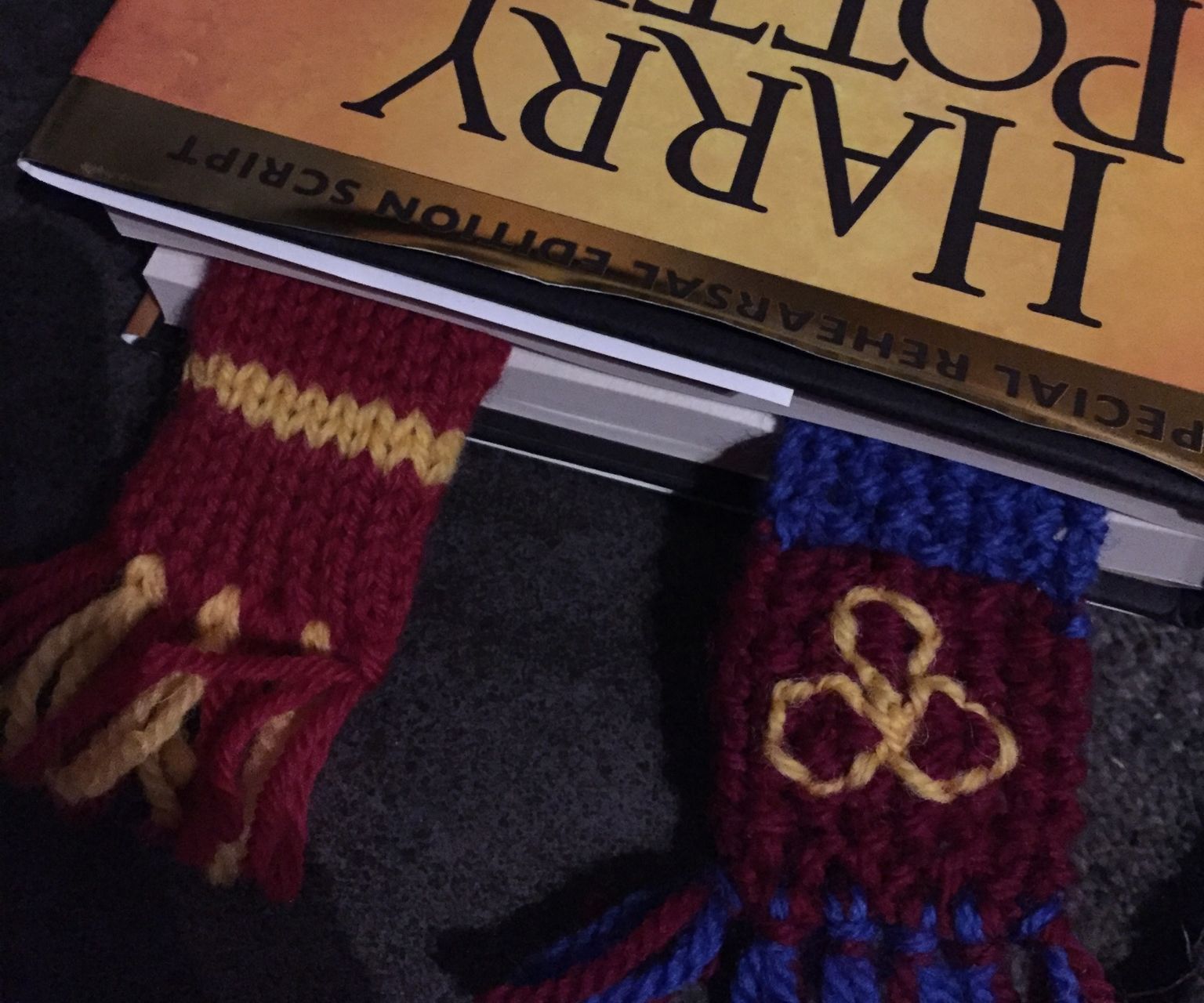 Harry Potter Scarf Bookmarks