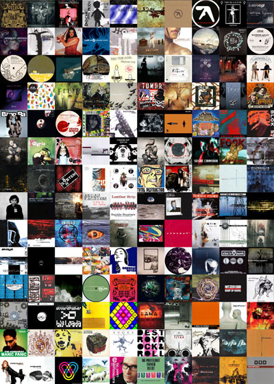 Make a huge printable poster from your iTunes album art!