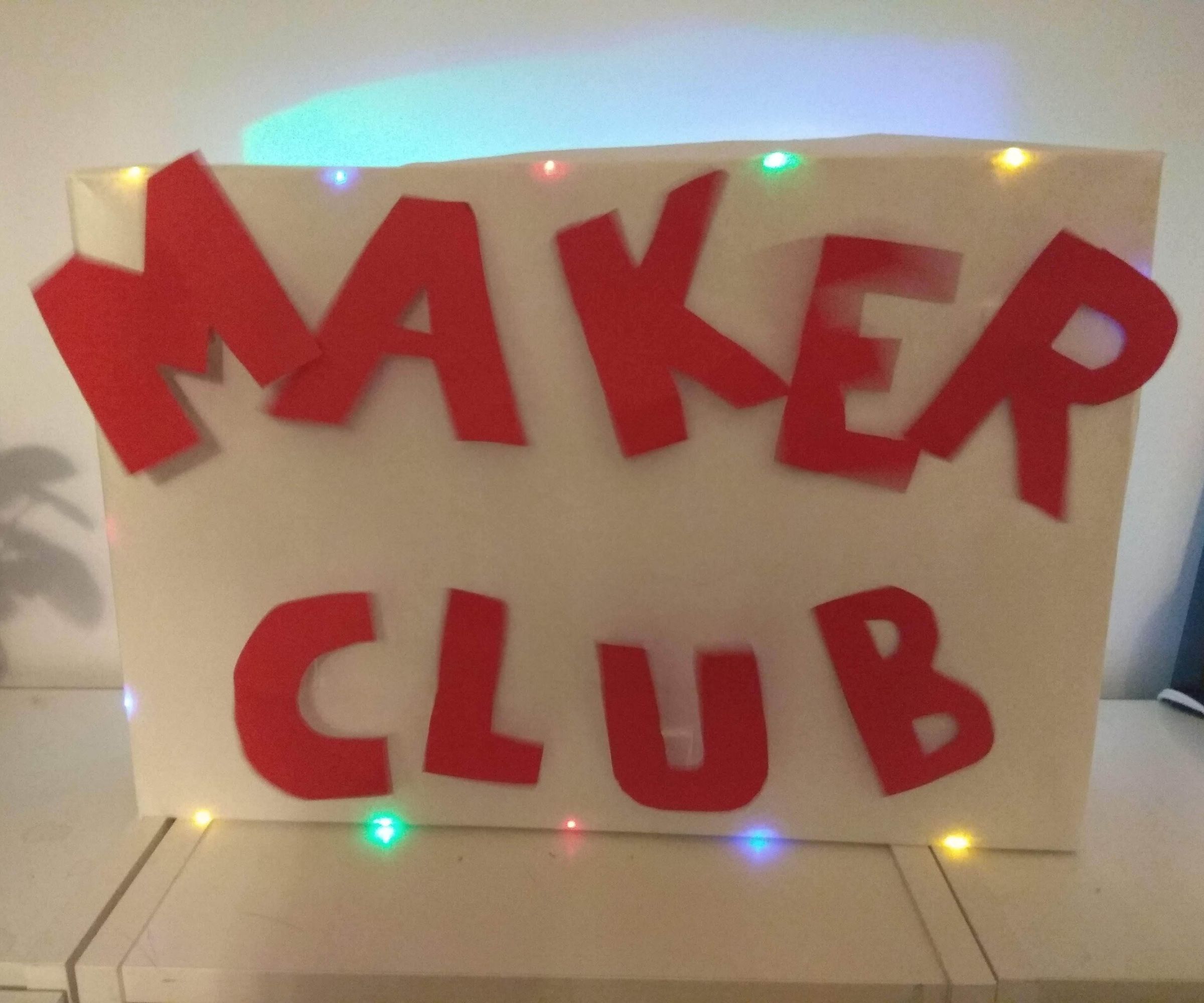 Animatronic Light-Up Sign