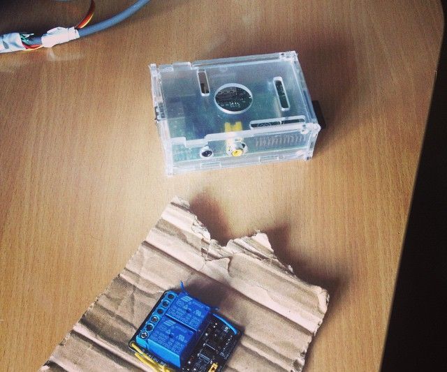 AUTOMATIC DOOR OPENER CONTROLLED THROUGH SLACK
