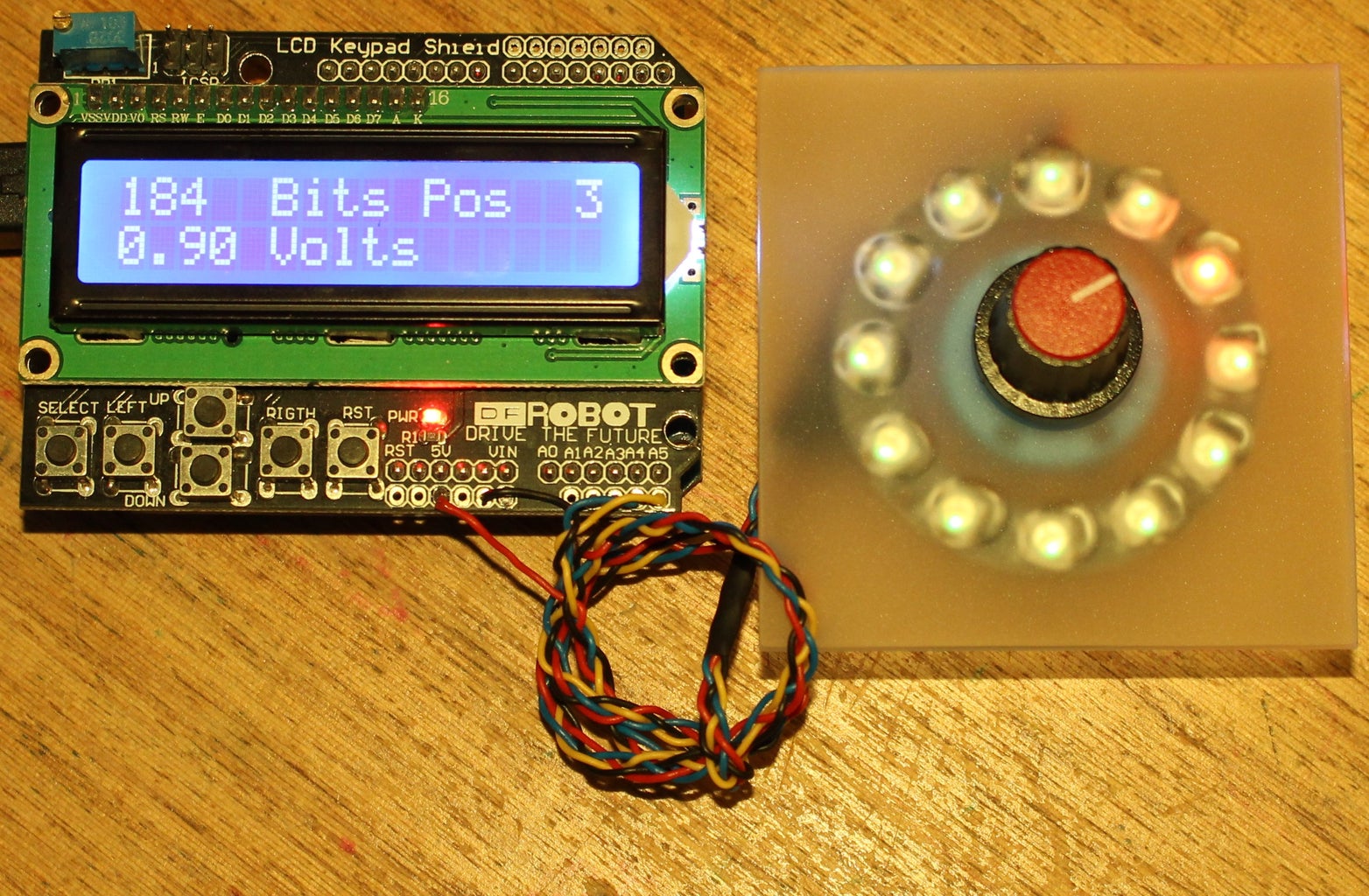 Arduino Rotary Switch One Analogue Input