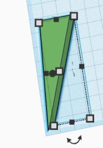 Make a Triangle for the Wing.