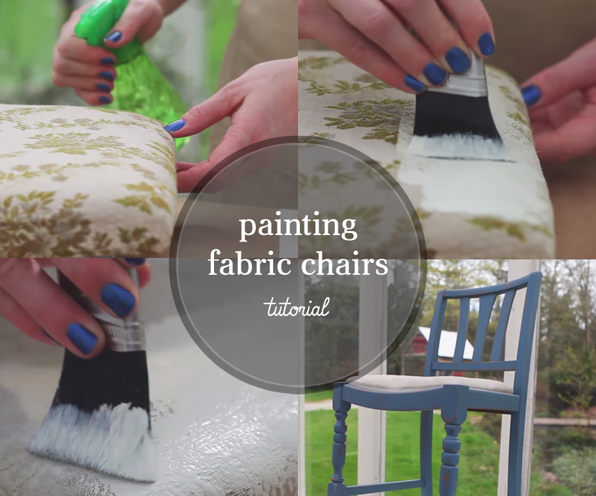 How to Paint a Fabric Chair