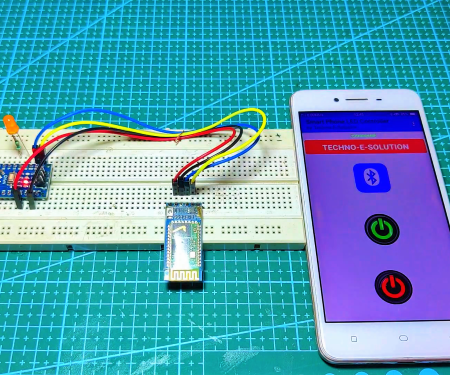 Smartphone LED Controller Using Bluetooth With Own Application