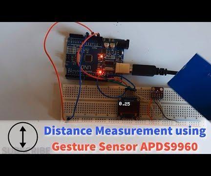 Distance Proximity Measurement With Gesture Sensor APDS9960 : 6 Steps ...