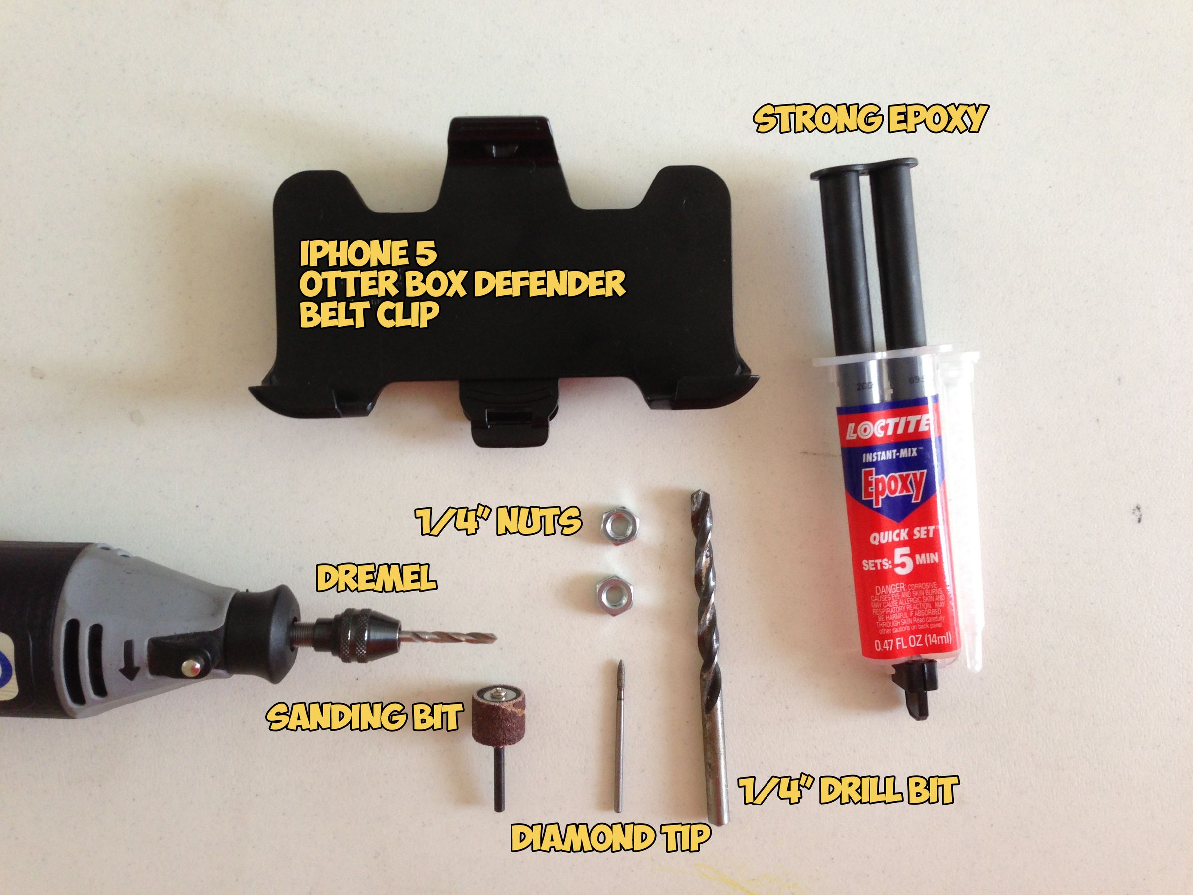 Iphone 5 OtterBox Defender Case Tripod Mount