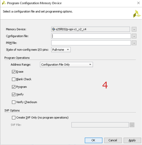 How to Upload to Xc7a35tcpg236-1: Quad SPI Method