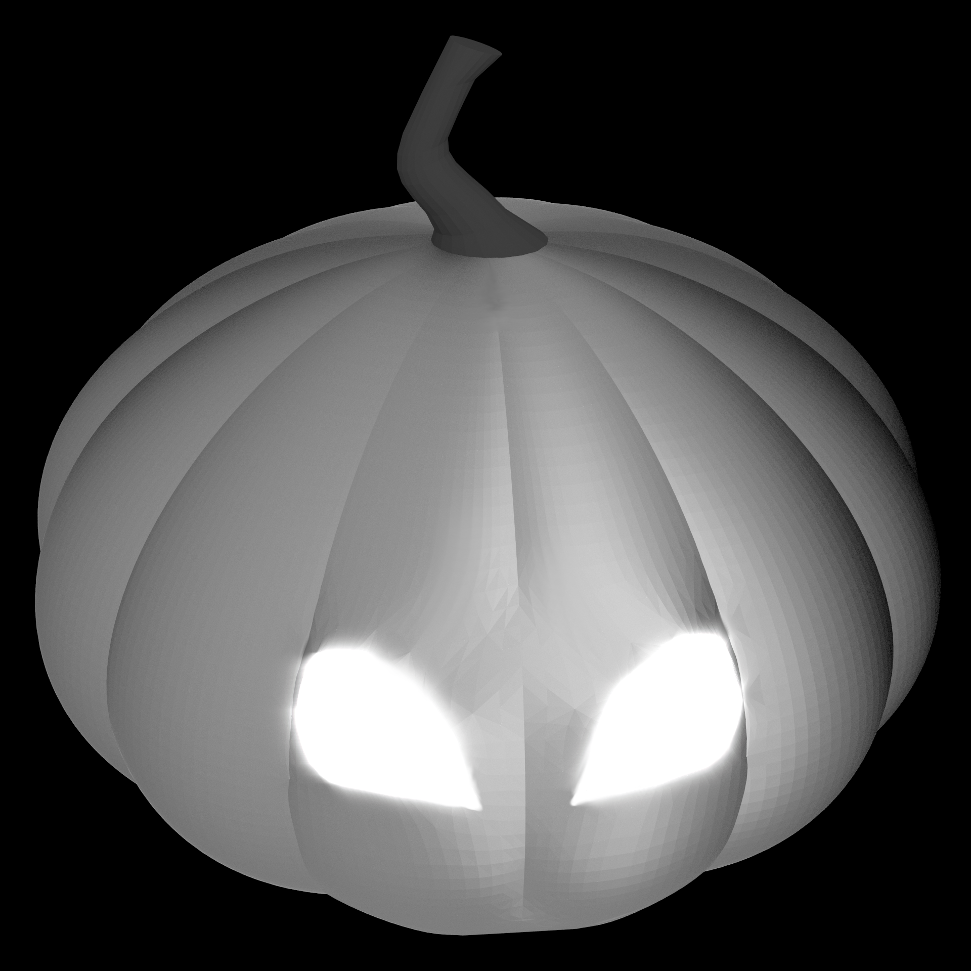 3D Jack-O'-Lantern in Blender (Silver)