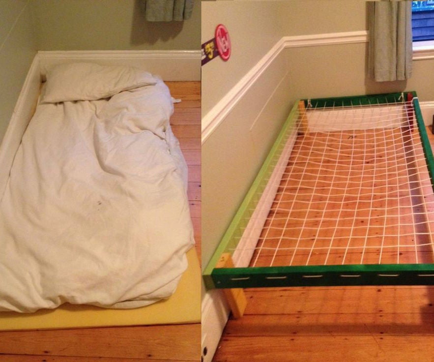 Minimalist HammockStyle Bed (with Pictures) Instructables